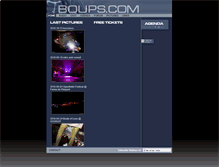 Tablet Screenshot of boups.com